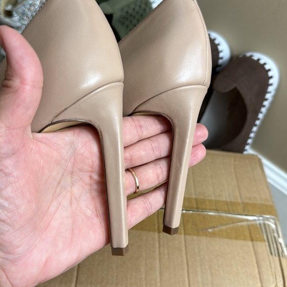 NWOT • Nine West Women's Tatiana Dress Pump • Natural Leather • Size 8.5 • 4in - Picture 12 of 17